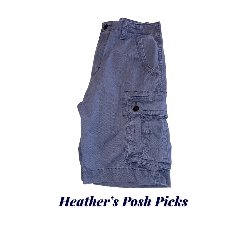 ARIZONA MEN'S CARGO SHORTS - BLUE - SIZE 30W